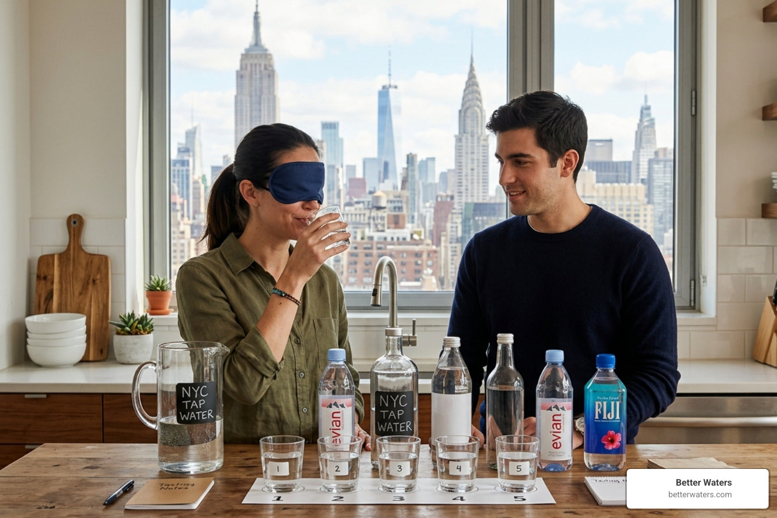 NYC Tap Water vs Bottled Taste Test
