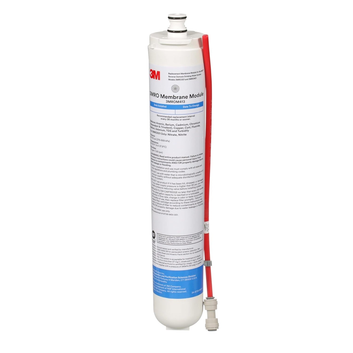 3MROM413 Reverse Osmosis Replacement Filter Cartridge