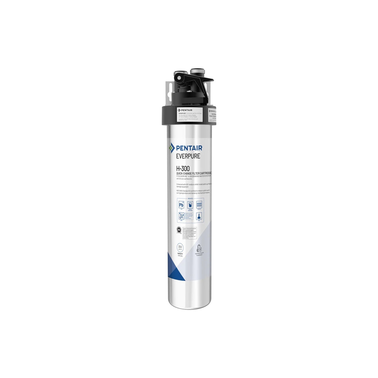 Pentair Everpure water filtration system on a white background